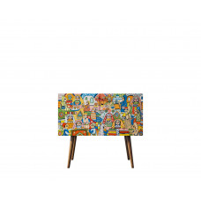 Комод berber (etg-home) мультиколор 90x80x40 см.