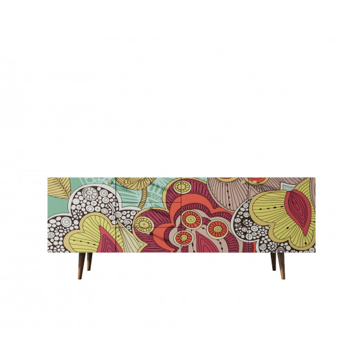 Комод berber (etg-home) мультиколор 180x70x40 см.
