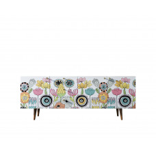Комод berber (etg-home) мультиколор 180x70x40 см.