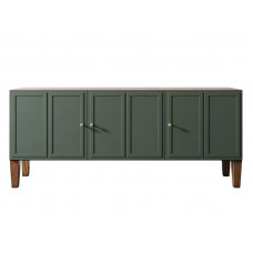 Комод andersen (etg-home) зеленый 165x70x40 см.