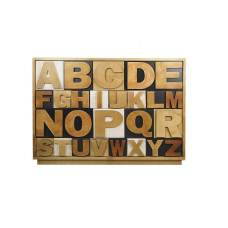 Комод alphabeto birch (etg-home) коричневый 130x102x40 см.