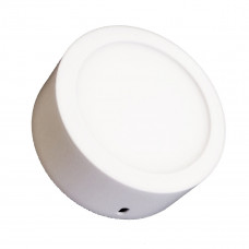 Светильник  накладной LED d 17,5 см 18W 220V, 3000К, металл/пластик, белый BSW182/18W круглый