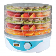 Сушилка для овощей и фруктов Vitek 5055(W), мощность 250 Вт Сушилка для овощей и фруктов Vitek 5055(W), мощность 250 Вт