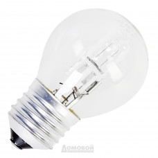 Лампа галогенная P45-42W-230V-E27-CL ЭРА (галоген, шар, 42Вт, нейтр, E27)