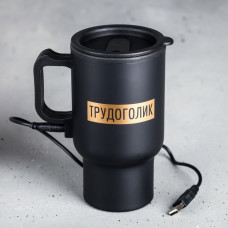 Термокружка с USB - Трудоголик, с крышкой, 450 мл Термокружка с USB - Трудоголик, с крышкой, 450 мл