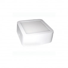 Светильник  накладной LED 14,5*14,5 см 12W 220V, 3000К, металл/пластик, белый BSW183/12W  квадратный