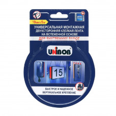 Лента двусторонняя UNIBOB 19мм х 5м для внутренних работ вспененная
