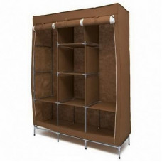 Мобильный тканевый шкаф Storage Wardrobe, Коричневый